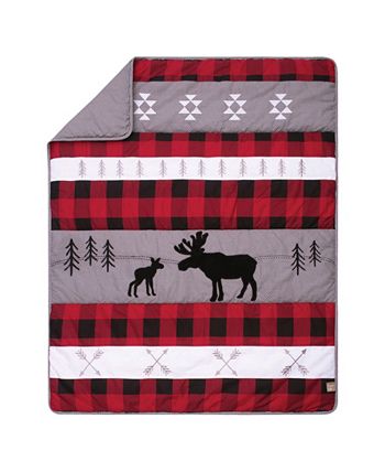 Trend Lab - Lumberjack Moose 3 Piece Crib Bedding Set