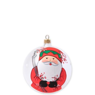 Old St. Nick Golfing Ornament