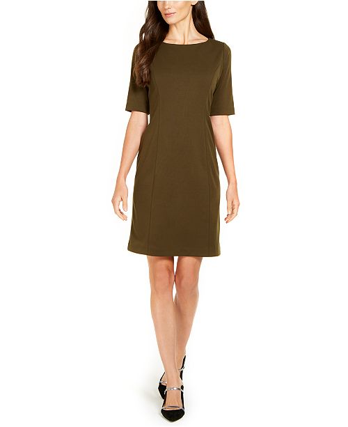 Alfani Petite Solid Sheath Dress Created For Macy S Reviews