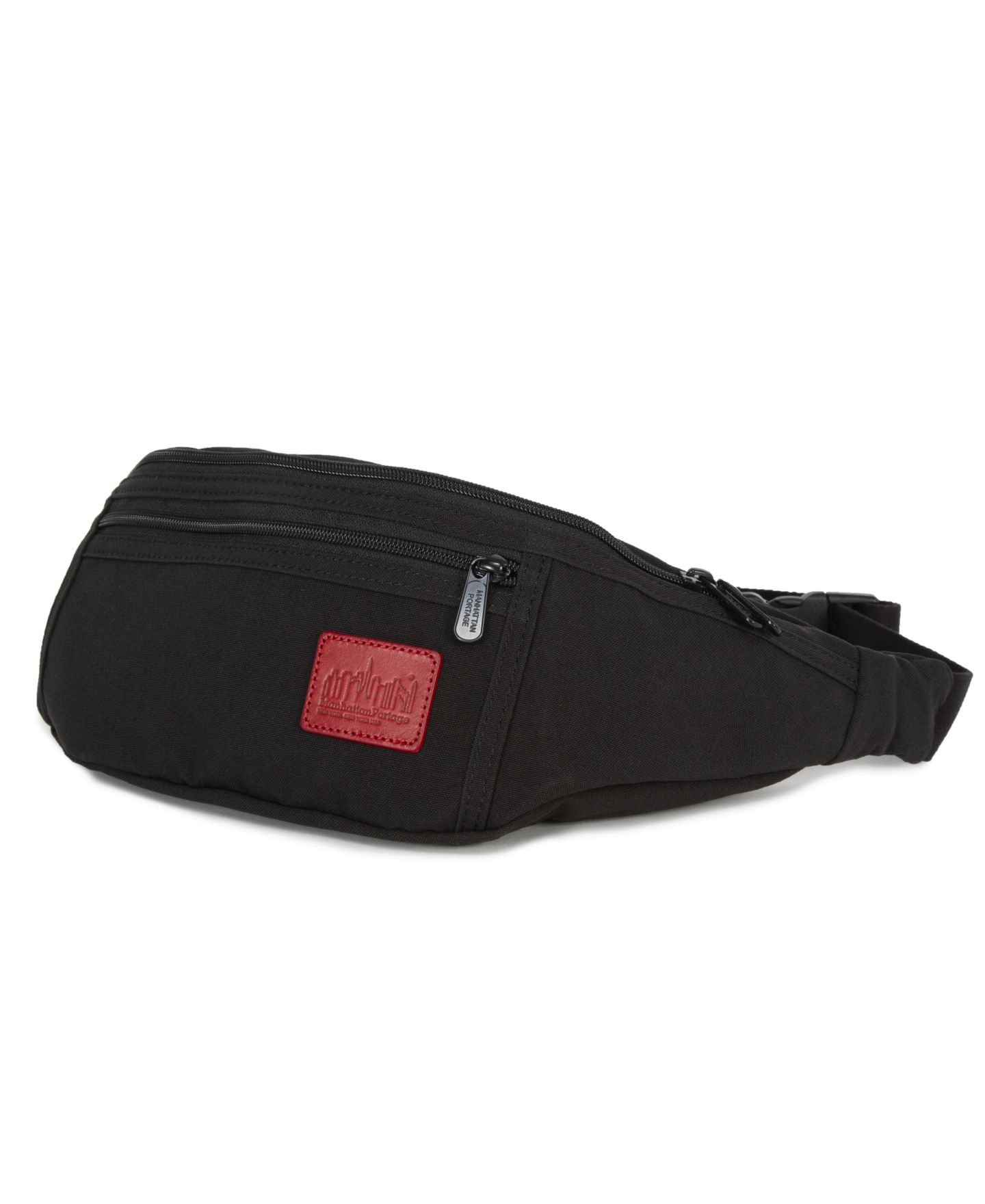 Женская сумка Manhattan Portage Waxed Nylon Alleycat Waist, цвет: Тёмный коричневый — фото 7