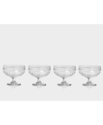 Fez Footed Compote Glasses, Set of 4