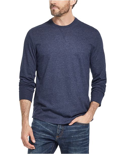 Weatherproof Vintage Men S Brushed Long Sleeve Jersey T Shirt Reviews Hoodies Sweatshirts Men Macy S