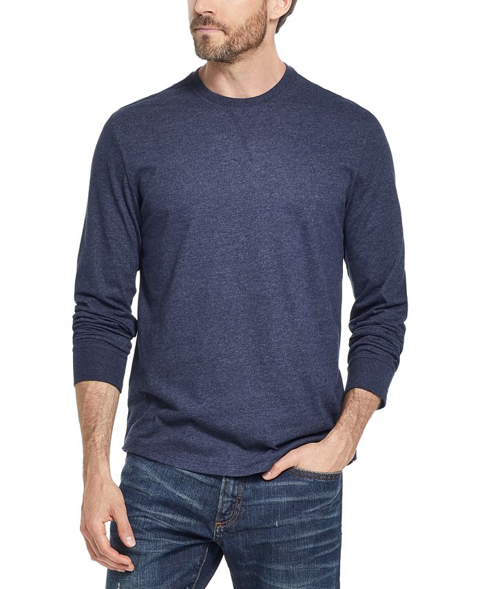 Weatherproof Vintage Men's Brushed Long-Sleeve Jersey T-Shirt - Macy's