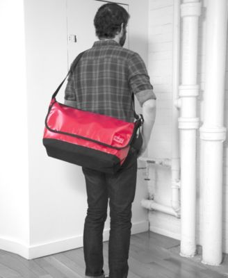 Large Vinyl Vintage Version 2 Messenger Bag