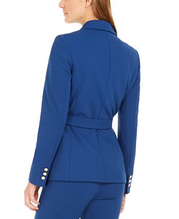 Calvin klein scuba belted coat outlet