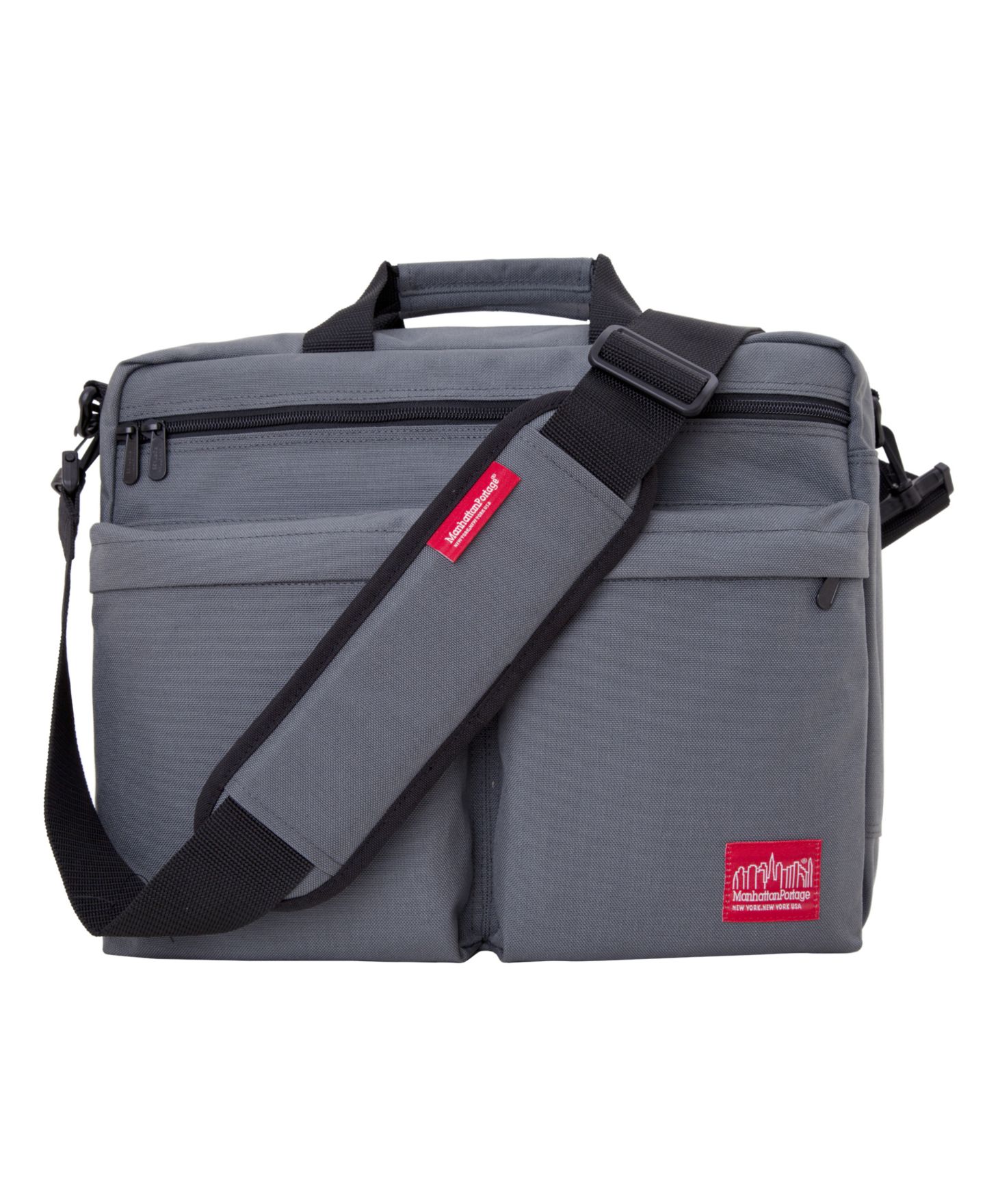 Женская сумка Manhattan Portage Tribeca Bag with Back Zipper, цвет: Чёрный — фото 5
