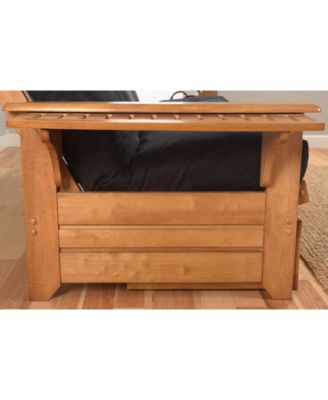 Phoenix Futon in Butternut Finish