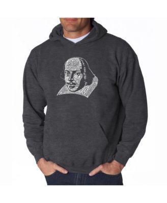Men's Word Art Hooded Sweatshirt - Shakespeare