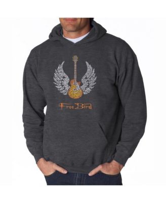 Men's Word Art Hoodie - Lyrics To Freebird