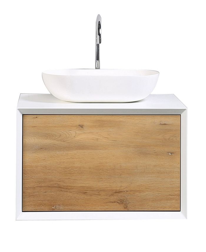 EVIVA Piscis Bathroom Vanity with Integrated Porcelain Sink ...