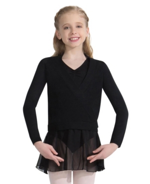 image of Capezio Little and Big Girls Wrap Sweater