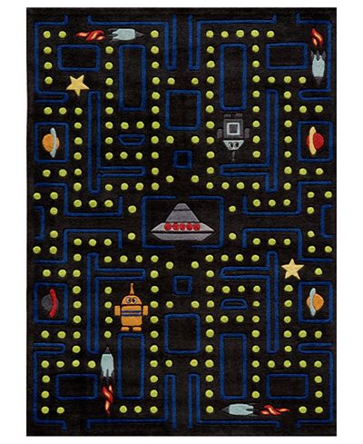 Momeni Rugs, Lil Mo Whimsy LMJ-14 Arcade Black