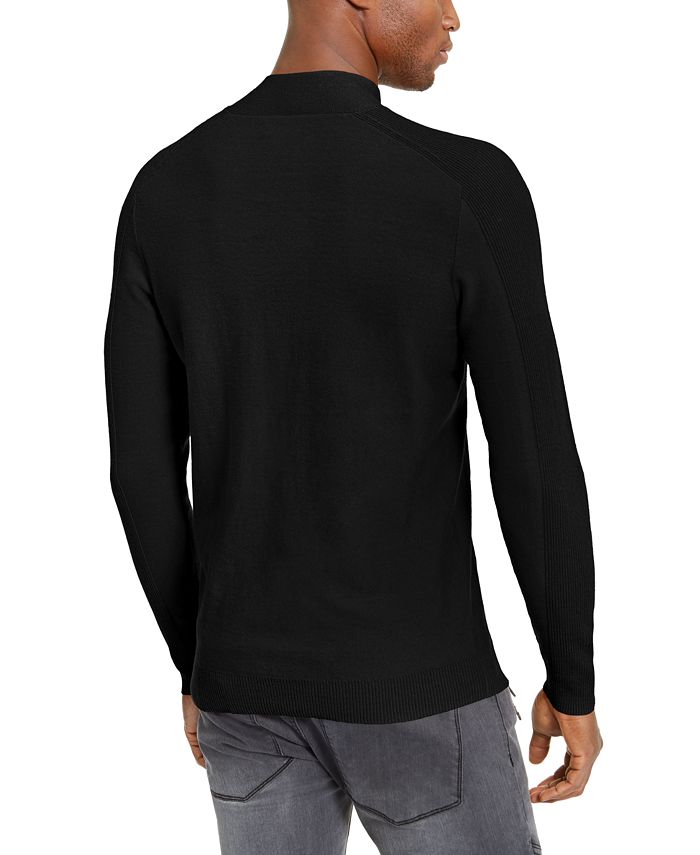 INC International Concepts INC Men's Ribbed Button Neck Sweater ...