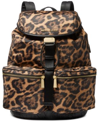 michael kors flap backpack