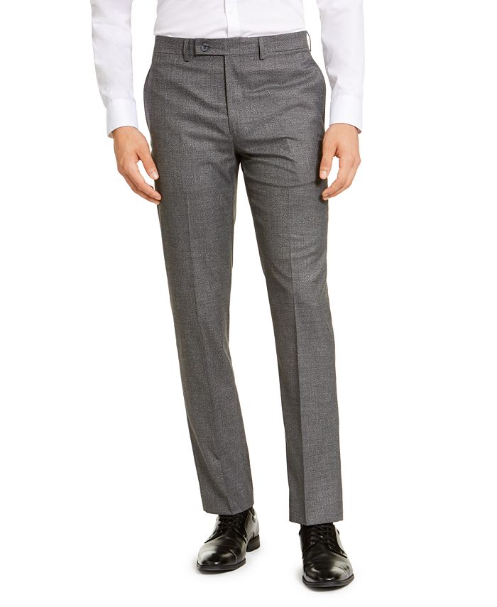 Calvin Klein Men's Slim-Fit Stretch Dress Pants - Macy's