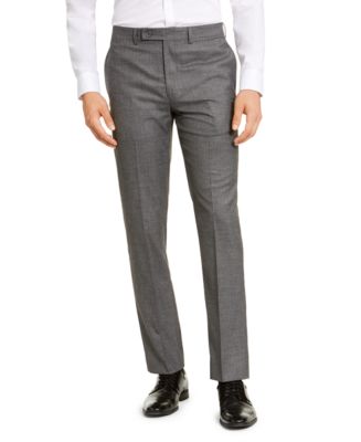 Calvin Klein Men's Slim-Fit Stretch Dress Pants - Macy's