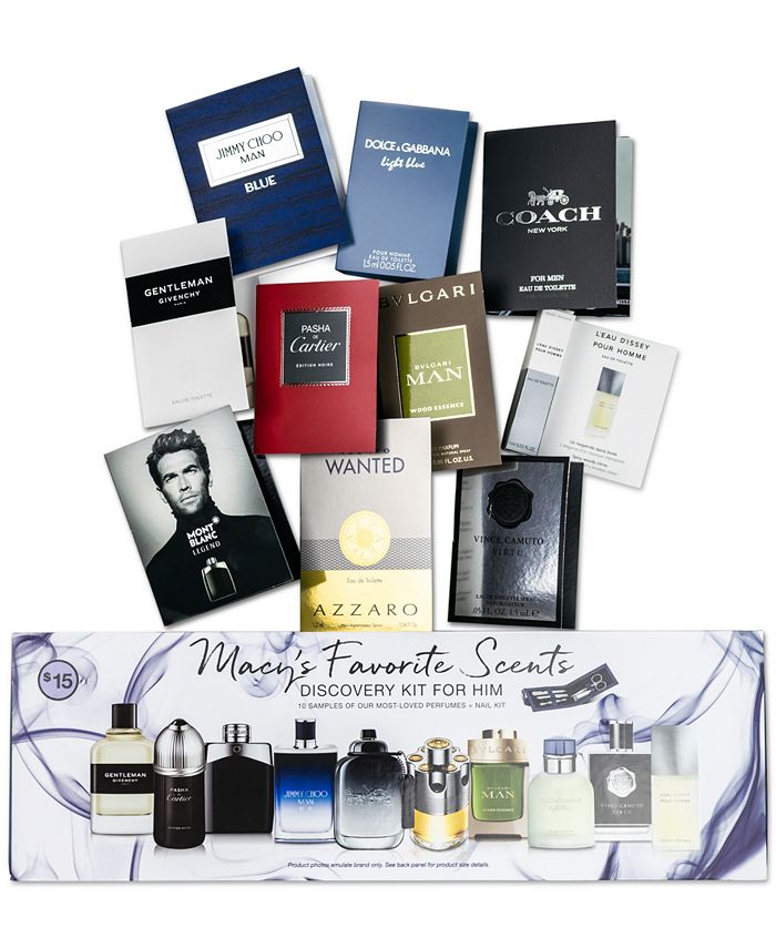 Created For Macy's 11Pc. Fragrance Discovery Set For Him Macy's
