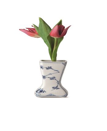  Royal Copenhagen Blue Fluted Plain Vase, 4.75: Home