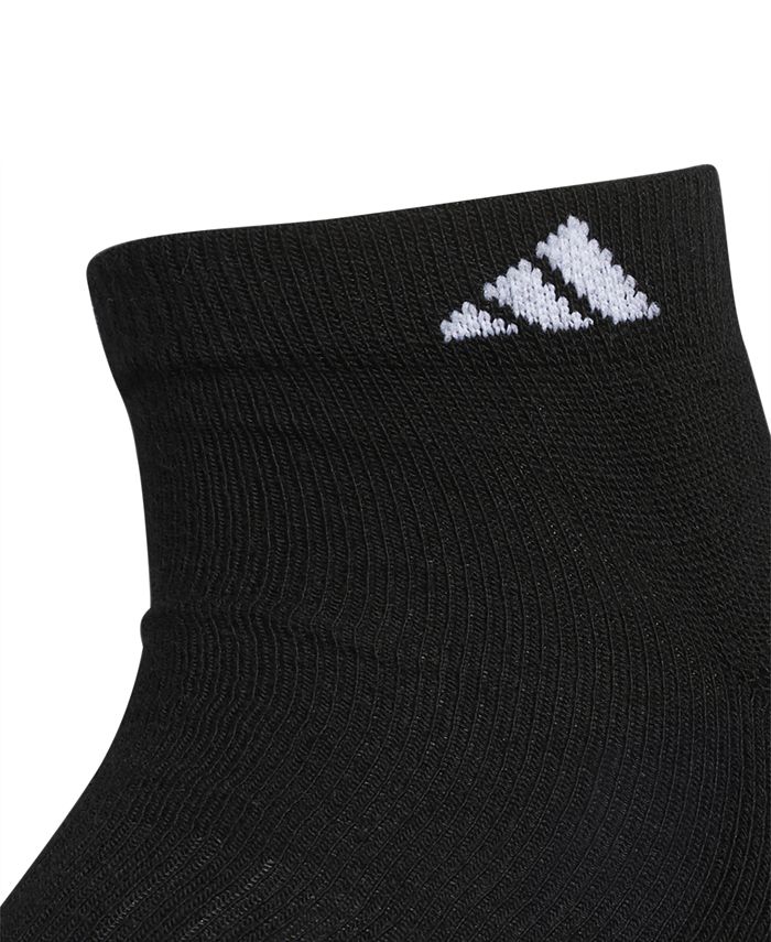 adidas - 3-Pk. Men's Cushioned Quarter Socks