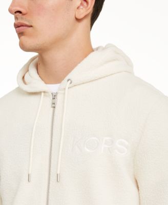 michael kors sherpa full zip hoodie