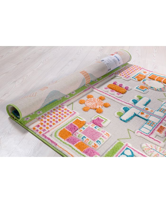 IVI Beach Houses 3D Kids Play Rug Macy's