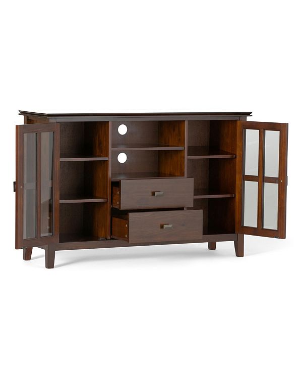 Simpli Home Artisan TV Stand & Reviews Furniture Macy's