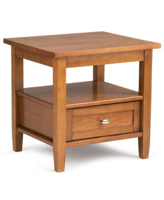 Warm Shaker End Table