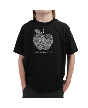 image of La Pop Art Boy-s Word Art T-Shirt - Neighborhoods in Nyc