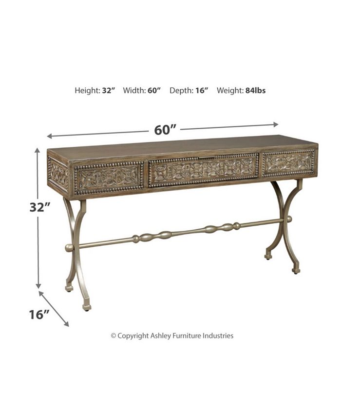 Signature Design By Ashley Ashley Furniture Quinnland Console Sofa