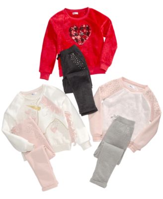 Epic Threads Big Girls Sweatshirts & Jogger Pants, Created for Macy's