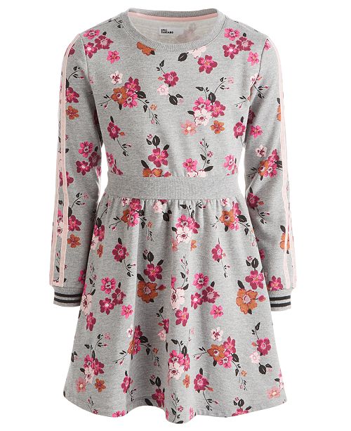 Big Girls Floral Print Sweatshirt Dress Created For Macy S