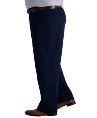 Men's Big & Tall Iron Free Premium Khaki Classic-Fit Flat Front Pant