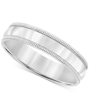 image of Milgrain Band in Sterling Silver