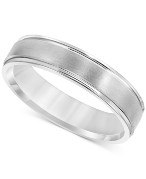 image of Satin Finish Band in Sterling Silver