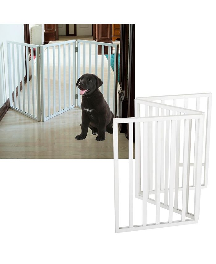 PetMaker Freestanding Wooden Pet Gate Macy's