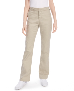 DICKIES JUNIORS' BOOTCUT COTTON PANTS