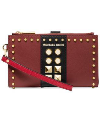 michael kors studded wristlet