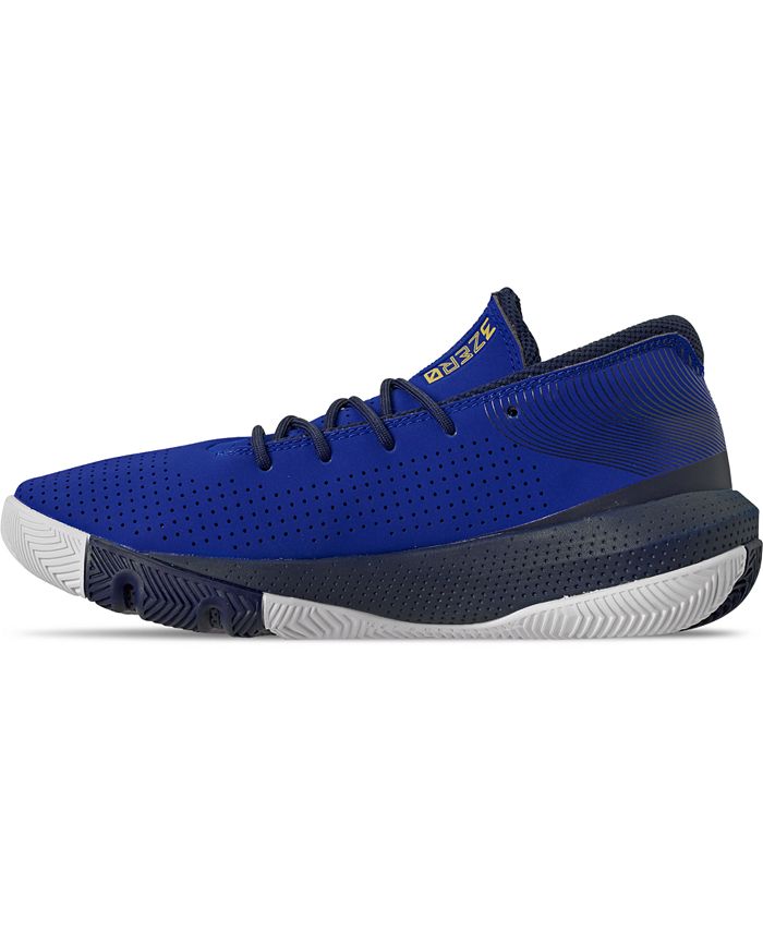 Under Armour Big Boys' SC 3ZERO III Basketball Sneakers from Finish ...