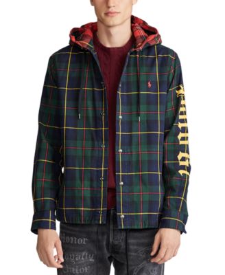 polo flannel hoodie