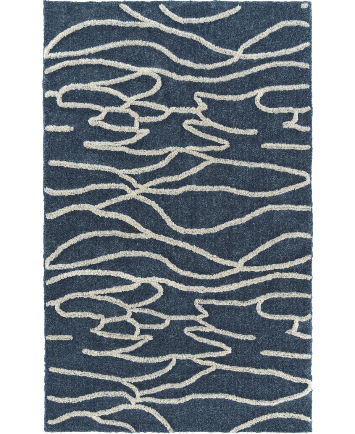 Closeout! D Style Nomae Nom3 8' x 10' Area Rug - Denim