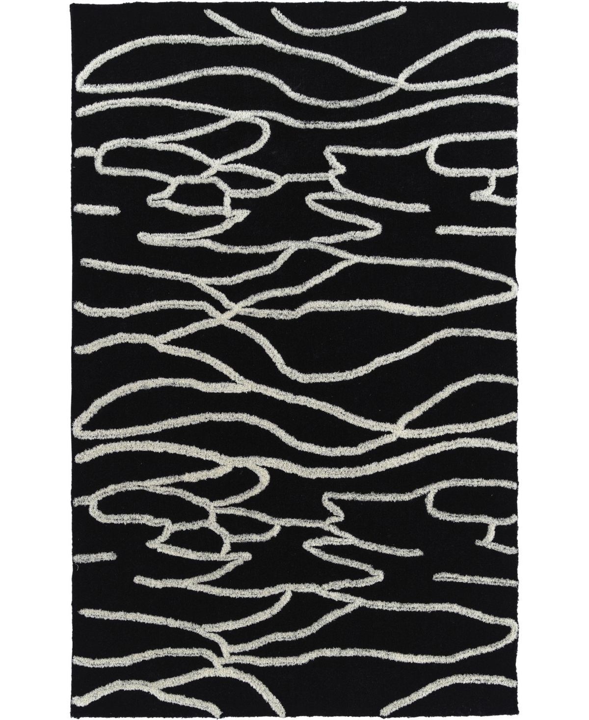 Closeout! D Style Nomae Nom3 8' x 10' Area Rug - Black