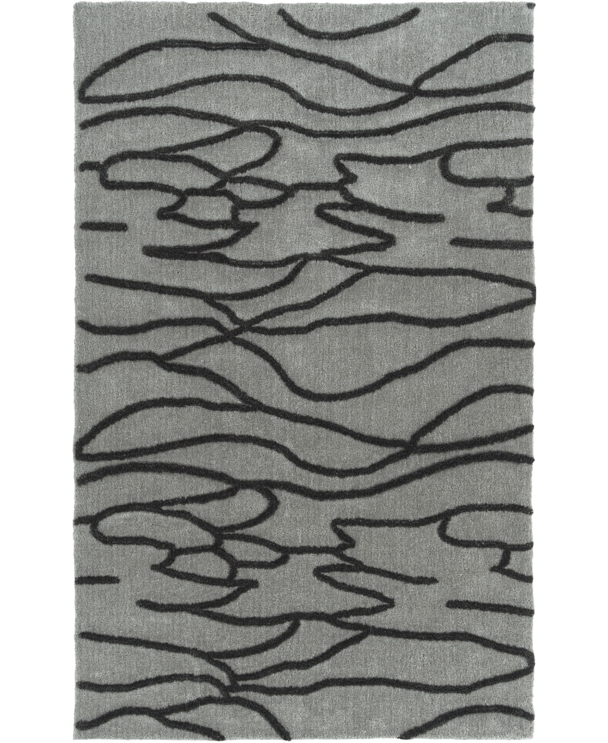 Closeout! D Style Nomae Nom3 8' x 10' Area Rug - Silver