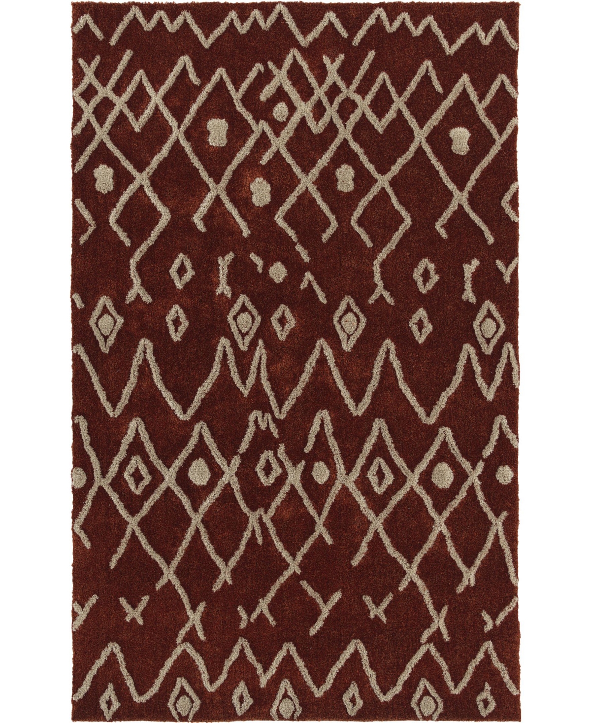 Closeout! D Style Nomae Nom5 8' x 10' Area Rug - Copper