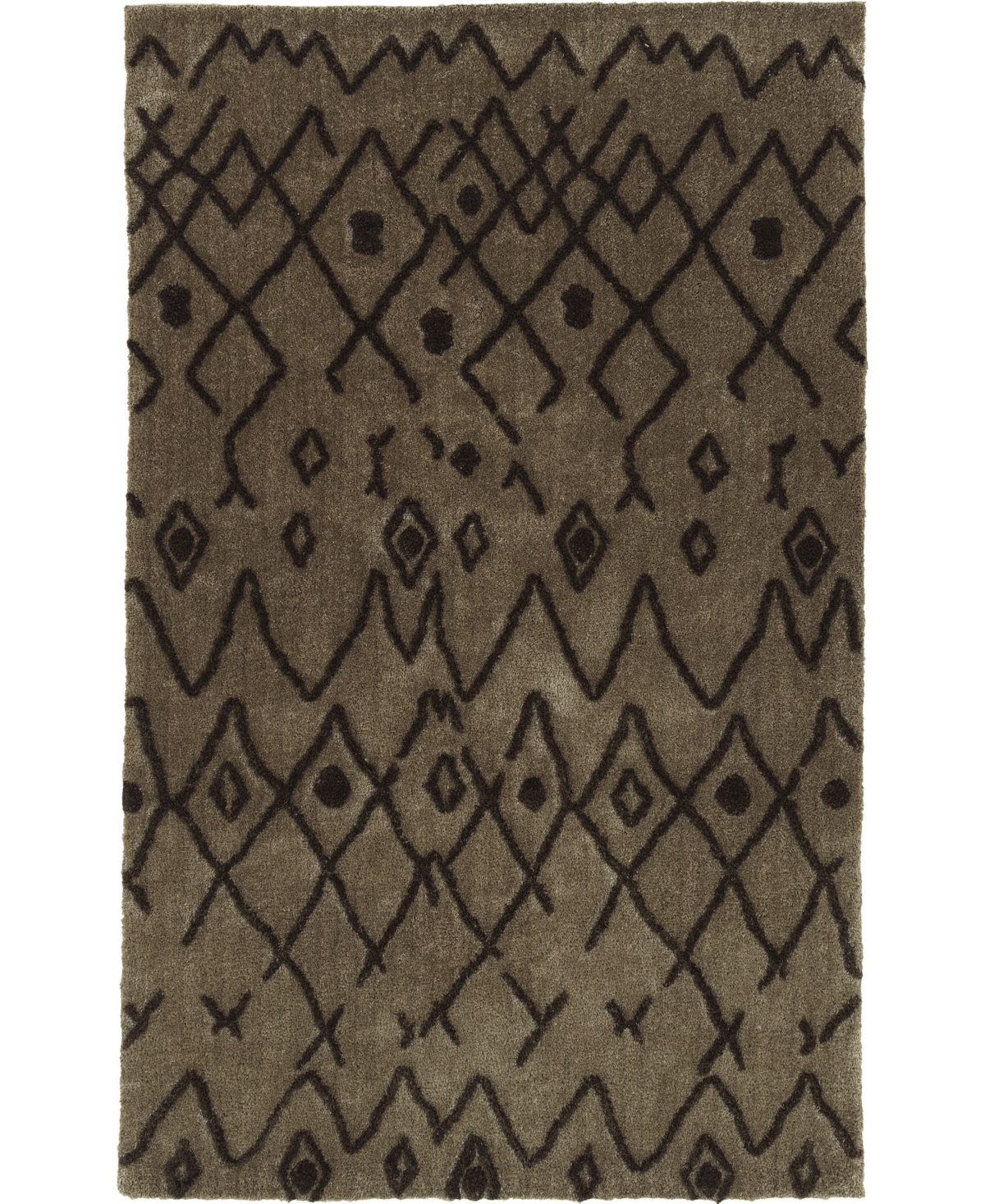 Closeout! D Style Nomae Nom5 8' x 10' Area Rug - Mocha