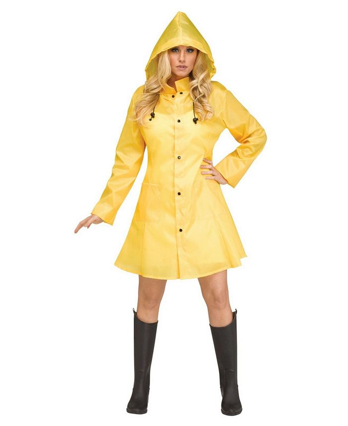 Macys yellow top raincoat
