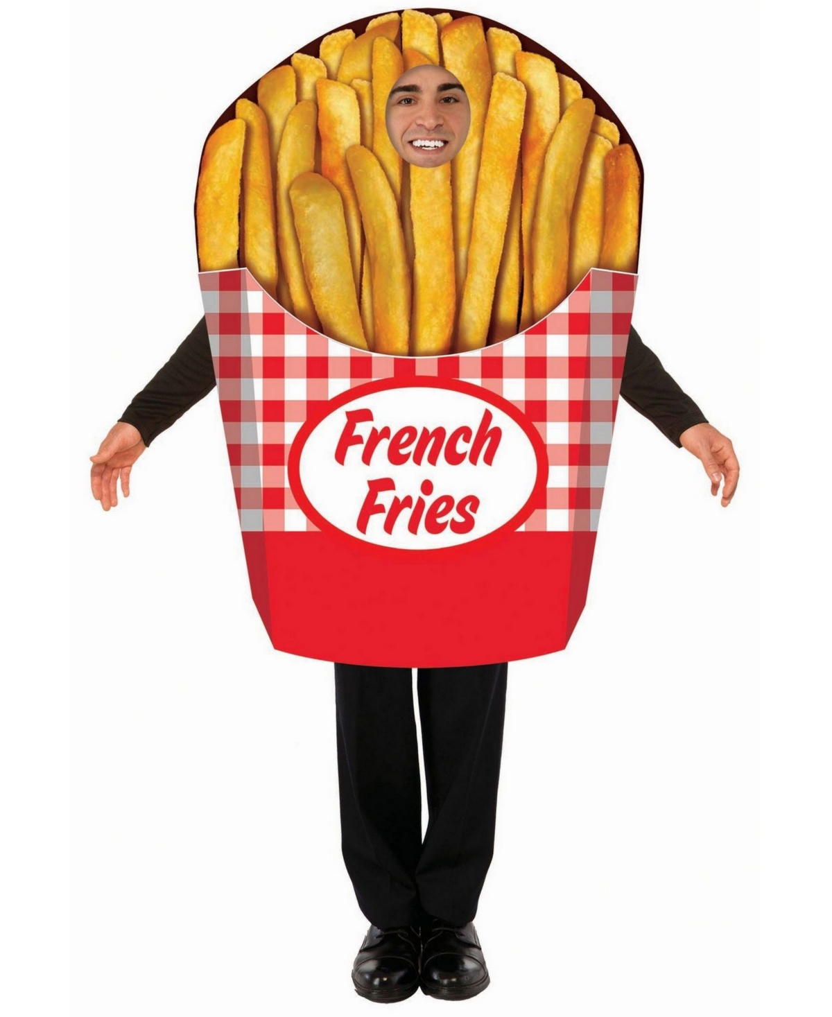 French Fries Adult Costume - Yellow