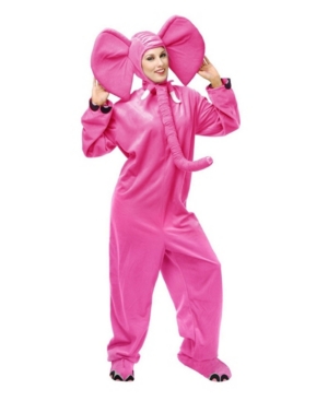 BuySeasons Pink Elephant Adult Costume