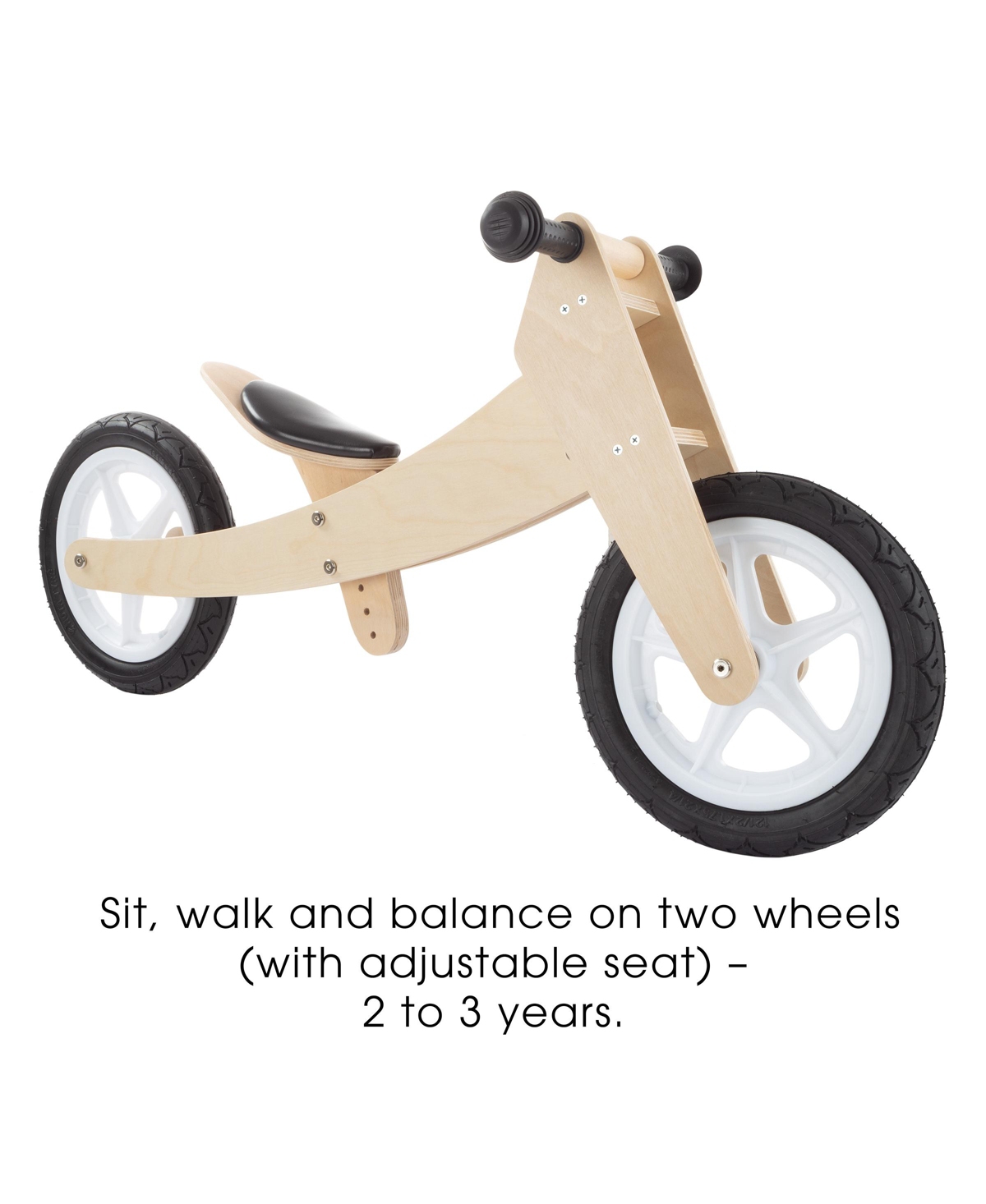 Shop Lil' Rider 3-in-1 Balance Bike In Wood
