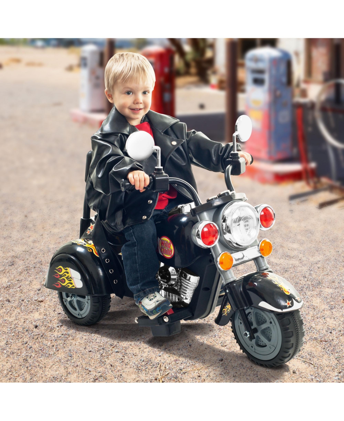 Shop Lil' Rider 3 Wheel Trike Chopper Motorcycle In Black