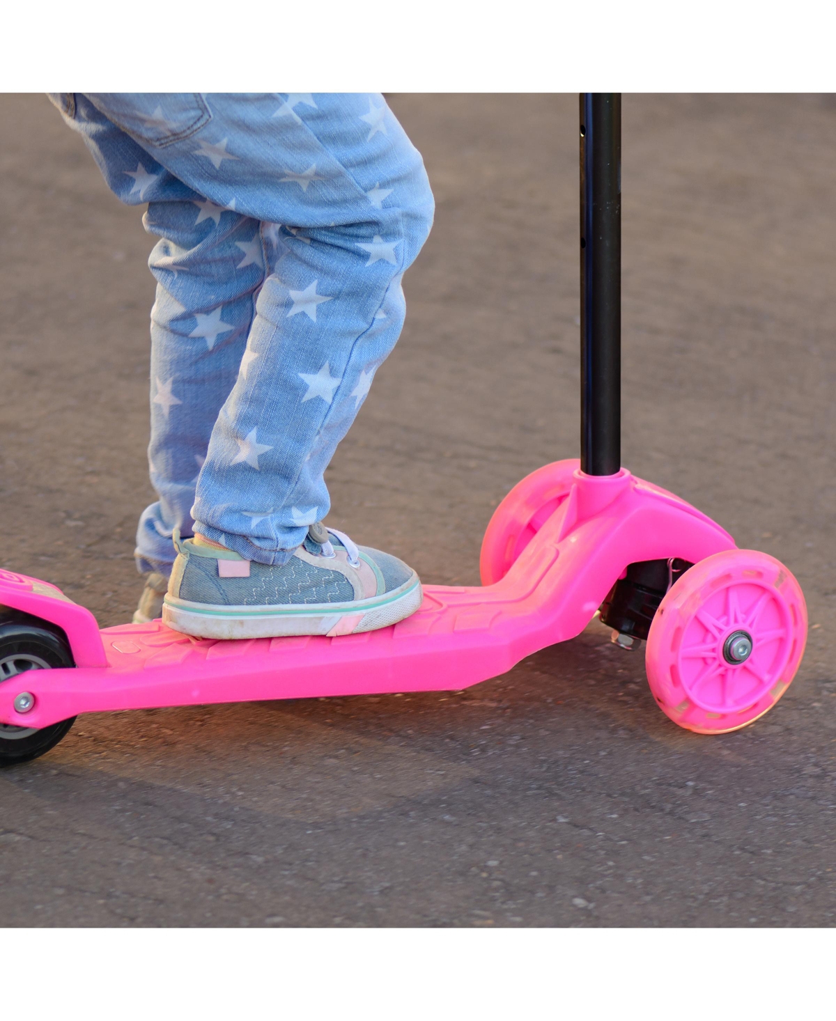 Lil' Rider Kids Scooter In Neon Pink